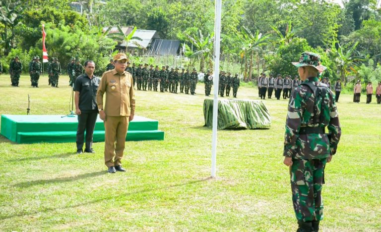 TMMD di Negeri Rumah Tiga Bentuk Sinergitas Dari TNI dan Pemerintah