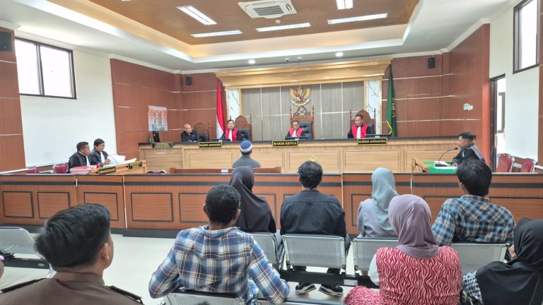 Pelaku Kekerasan Akibatkan Anak Meninggal di Kabupaten SBT Disidangkan