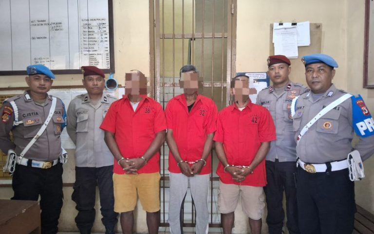 Tiga Tersangka Pengrusakan Kantor DPD Golkar “Ditahan”
