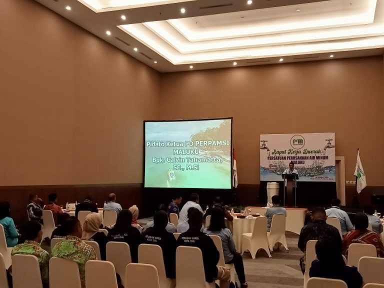 Rakerda PERPAMSI Maluku, Kunci Peningkatan Kinerja BUMD Air Minum Adalah “Efisiensi dan Pelayanan” Lintas Batas 