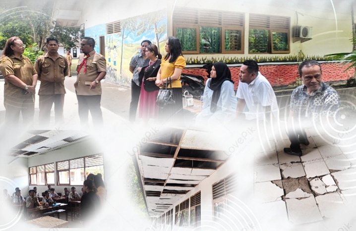 Kondisi Gedung “Memprihatinkan”, Komisi II Dorong SMP N 13 Negeri Lama “Direhabilitasi