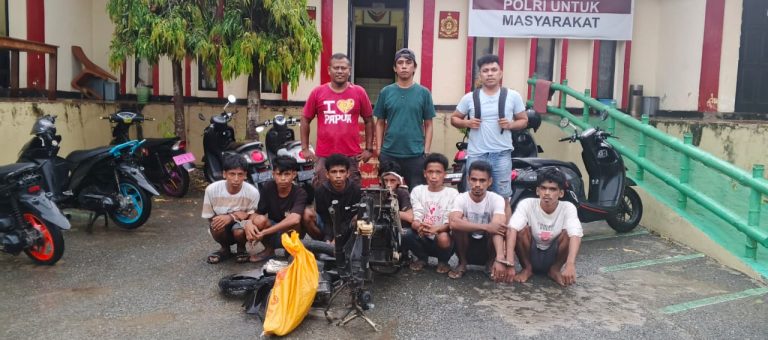 Polisi Tanimbar Ringkus Tujuh Pelaku Komplotan Pencurian, Libatkan Remaja di Bawah Umur