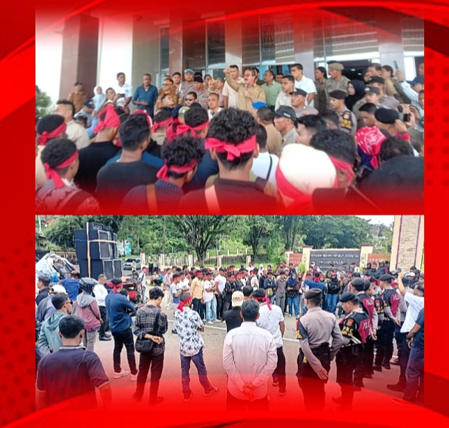 Desak Tangkap Pelaku Pembacokan, IKB SBT Gelar Aksi di Kantor Gubernur dan Mapolda Maluku
