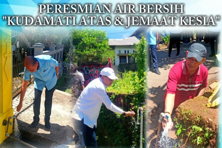 Kado Natal Terindah”, Air Bersih Akhirnya Mengalir di Kudamati Atas & Jemaat Kezia