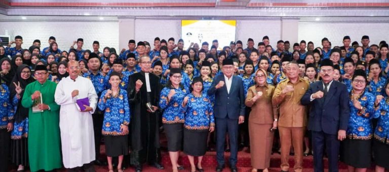 170 Tenaga Teknis, Guru, dan Nakes di Ambon Dilantik Jadi PPPK Paruh Waktu