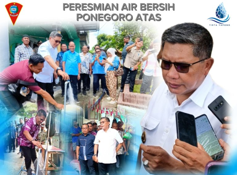 Resmikan Air Bersih Ponegoro Atas, Walikota Ambon Beri Diskon “Biaya Pemasangan”