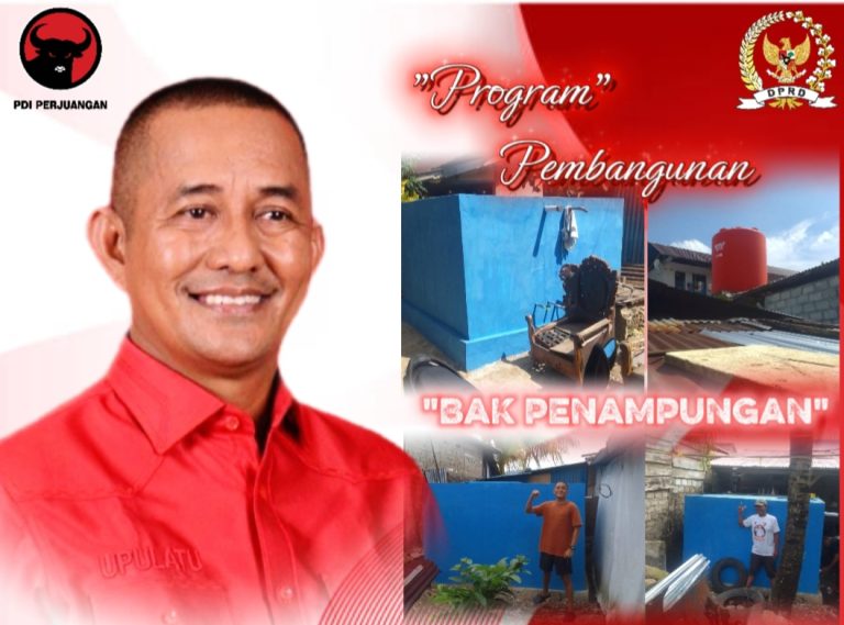 Nikijuluw Realisasikan 18 Bak Penampung di Dua Wilayah